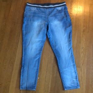 Elastic band jeggings